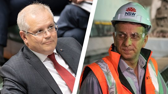 NSW Transport Minister Andrew Constance has demanded the Morrison government "cough up" much-needed funding for Sydney's new $20 billion Metro West rail line. 