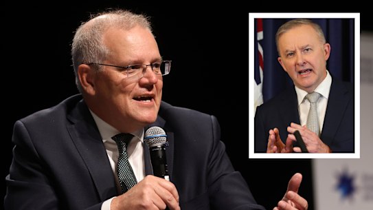 Scott Morrison, Anthony Albanese
