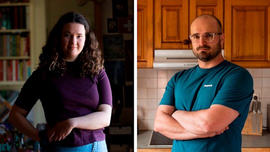 University student Melissa Keller-Tuberg and Dominik Wilkowski. 