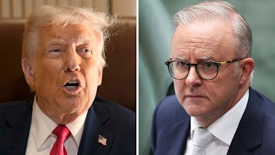 Donald Trump and Anthony Albanese. 