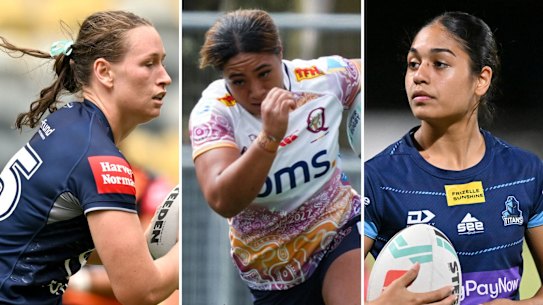 Queensland’s future NRLW stars composite.