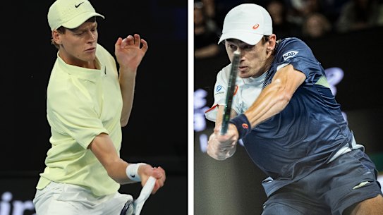 Jannik Sinner defeated Australia’s Alex de Minaur in straight sets to reach the Australian Open semi-finals.