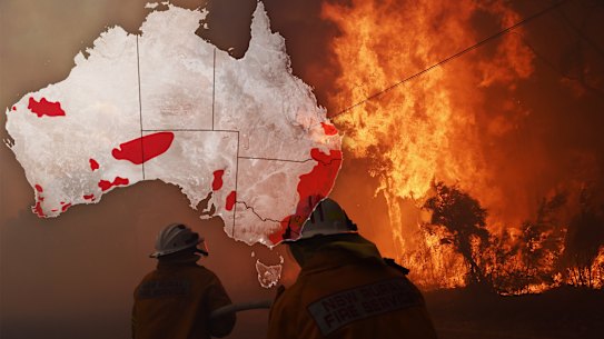 'Unprecedented dryness' points to busy fire season in Australia's east
