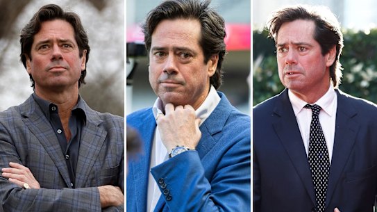 AFL CEO Gillon McLachlan’s farewell tour from the position has lasted a long time.
