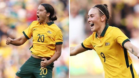 Sam Kerr and Caitlin Foord composite
