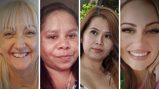 Lynn Cannon, Tiffany Woodley, Emmerich Lasakar, Georgia Lyall, WA domestic violence main. Pictures: Supplied