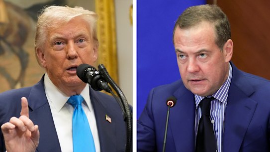 Donald Trump and Dmitry Medvedev have engaged in online spats before.