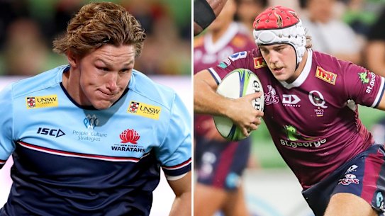 Michael Hooper and Fraser McReight.