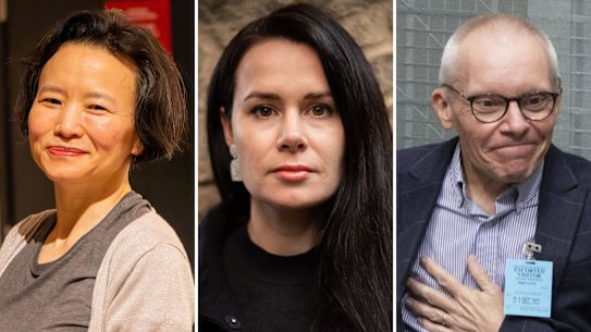 Cheng Lei (left), Kylie Moore-Gilbert and Sean Turnell.