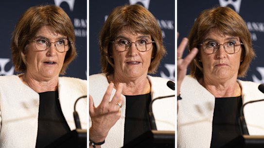 Michele Bullock explains the direction of interest rate movements at the last press conference of 2025.