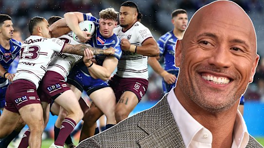Dwayne “The Rock” Johnson and the NRL. 