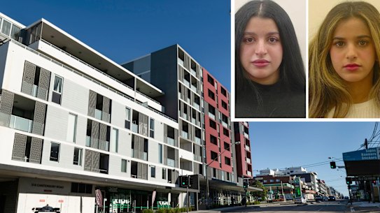 The Canterbury unit block in which Saudi sisters Asra and Amaal Alsehli were found dead.