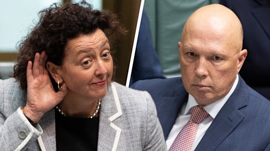 ‘I’ll be PM before you’: Monique Ryan mocked Peter Dutton in Parliament on Monday.