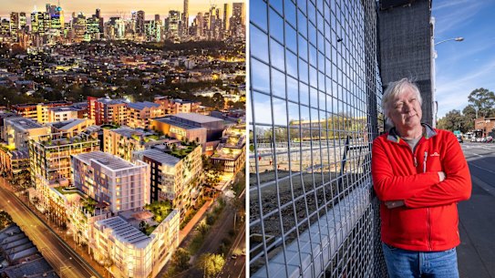 A composite of Fitzroy Gasworks and local resident Glen McCallum.