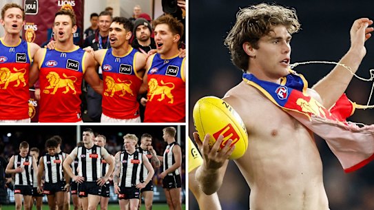 Worrying slump for Collingwood as Lions stamp flag credentials