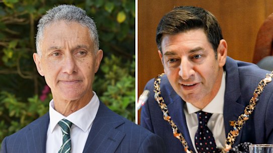 WA Education Minister Tony Buti, Perth Lord Mayor Basil Zempilas.