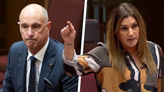 David Van has been removed from the Liberal party room after accusations of harassment from Lidia Thorpe.