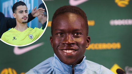 Daniel Arzani has a few words of advice for emerging Socceroos sensation Garang Kuol.