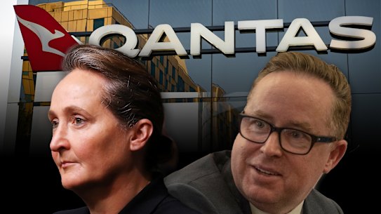 Vanessa Hudson Alan Joyce.