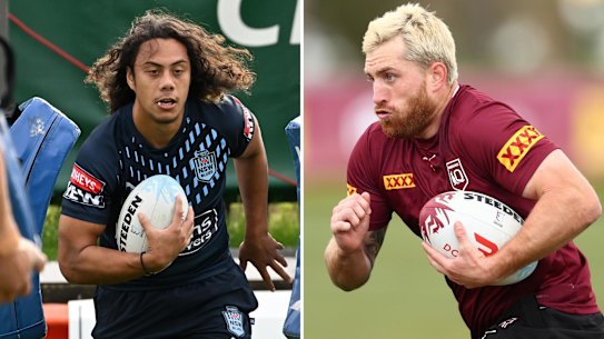 Jarome Luai and Cameron Munster.