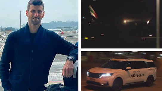 Novak Djokovic’s posted to Instagram confirming that he had been granted an “exemption permission” to play in Melbourne. 