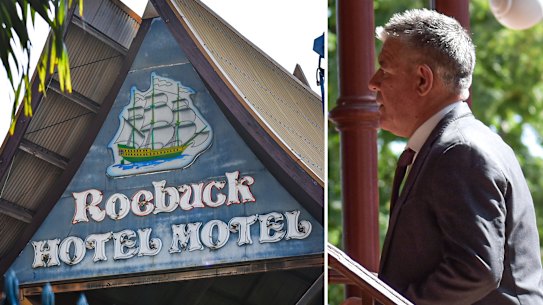 Ex-Roebuck Hotel manager Stewart Burchell is on trial in Broome facing sex assault charges. Picture: WAtoday