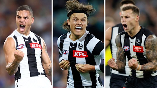 Collingwood small forwards Bobby Hill, Jack Ginnivan and Jamie Elliott will be crucial if their team is going to produce a winning score against Essendon on Anzac Day.