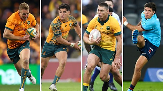 Playmaker games: Reece Hodge, Noah Lolesio, James O’Connor, Ben Donaldson. 