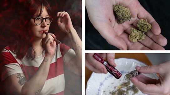 Ash Richardson uses cannabis to combat the effects of PTSD and insomnia.