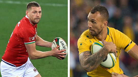 Finn Russell and Quade Cooper.