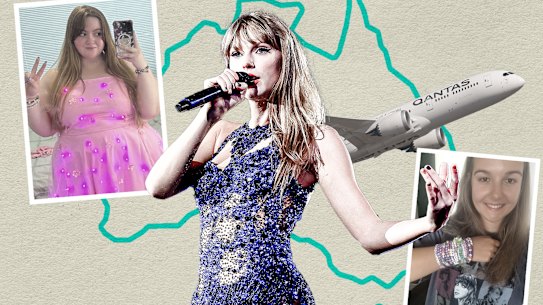 Taylor Swift, Perth fans spend big on flights, outfits to see pop superstar. Picture: WAtoday