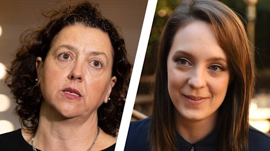 Monique Ryan and Sally Rugg. 