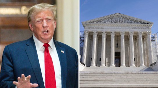 Donald Trump has filed a petition asking the America’s highest court to weigh in on his candidacy.