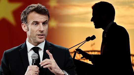 In Sydney, Macron was a statesman. On Sunday, he was ‘bosom friend’ with Xi Jinping