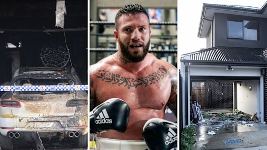 A Thomastown home and Port Melbourne business linked to Sam “The Punisher” Abdulrahim were targeted in overnight firebombings. 