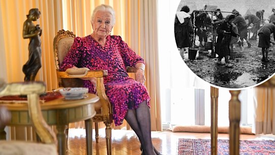 Olga Horak was liberated from the Bergen-Belsen concentration camp in Germany in 1945.