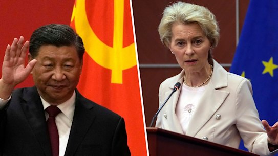 Xi Jinping, Ursula von der Leyen 