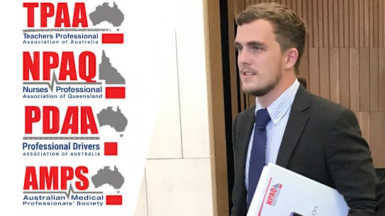 Red Unions director Jack McGuire will not say whether the associations are for or against coronavirus vaccines, instead saying they want to uphold the law and represent their members.