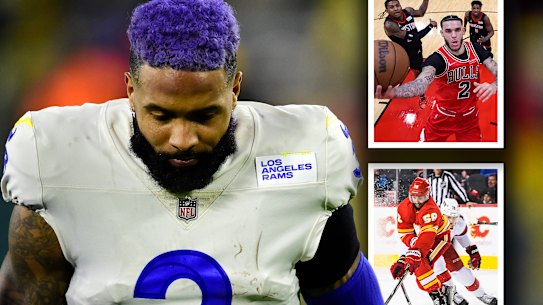 Odell Beckham jnr, the Chicago Bulls and the Calgary Flames. 