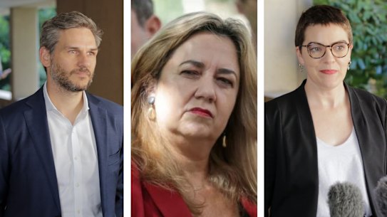 Brisbane Times homepage Michael Berkman Annastacia Palaszczuk Amy MacMahon