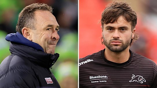 Ricky Stuart and Jaeman Salmon.