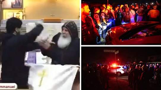 Multiple people were stabbed during an attack at Christ The Good Shepherd Church in Wakeley on Monday night.