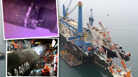 Woodside Scarborough gas pipeline safety incident. Picture: WAtoday