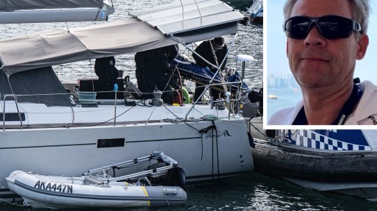 Peter Ray found dead in mysterious circumstances on a luxury yacht at Cammeray, 1 August 2024. Credit: Nine News