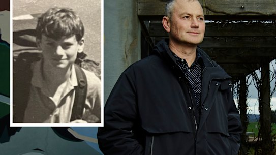 Main: Simon Holmes à Court. Inset: Holmes a Court in year 9. 