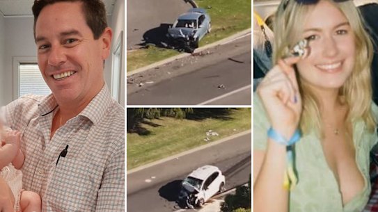 Dalkeith crash, Dr Rhys Bellinge, Elizabeth Pearce. Picture: Supplied