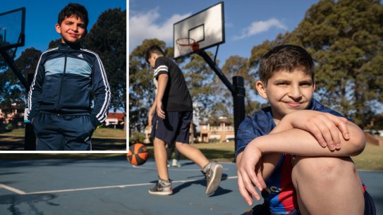 Omar Kahil, 11, said he felt sad when remembering the months he spent isolated from friends when play equipment was removed from his local park.
