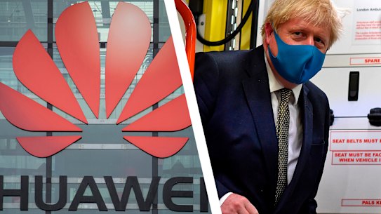 Boris Johnson's government has banned the use of new Huawei equipment in Britain's 5G rollout from the end of the year in a stunning about-turn after the Prime Minister's green light just seven months ago to the Chinese firm.