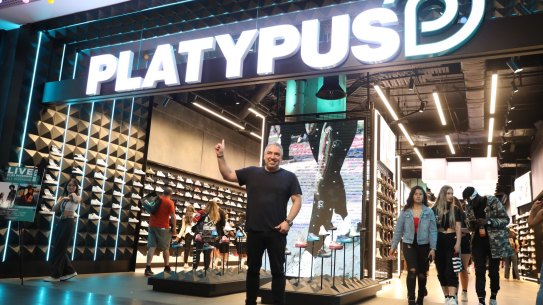 Accent Group Chief executive Daniel Agostinelli says there has been a "seismic" shift towards online shopping.