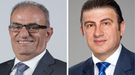 Composite - Parramatta Liberal councillor Ben Barrack is facing a charge of intimidation. 3 November 2021. Credit: Supplied

Strathfield Mayor Antoine Doueihi.Credit: Strathfield Council
